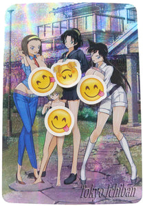 Detective Conan Sexy Card Ran Mori & Shino Miyano & Kazuha Toyama & Sonoko Suzuki