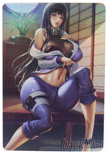 sexy card acg beauty 1 naruto hinata hyuga