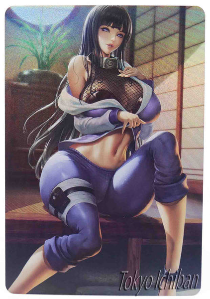 sexy card acg beauty 1 naruto hinata hyuga