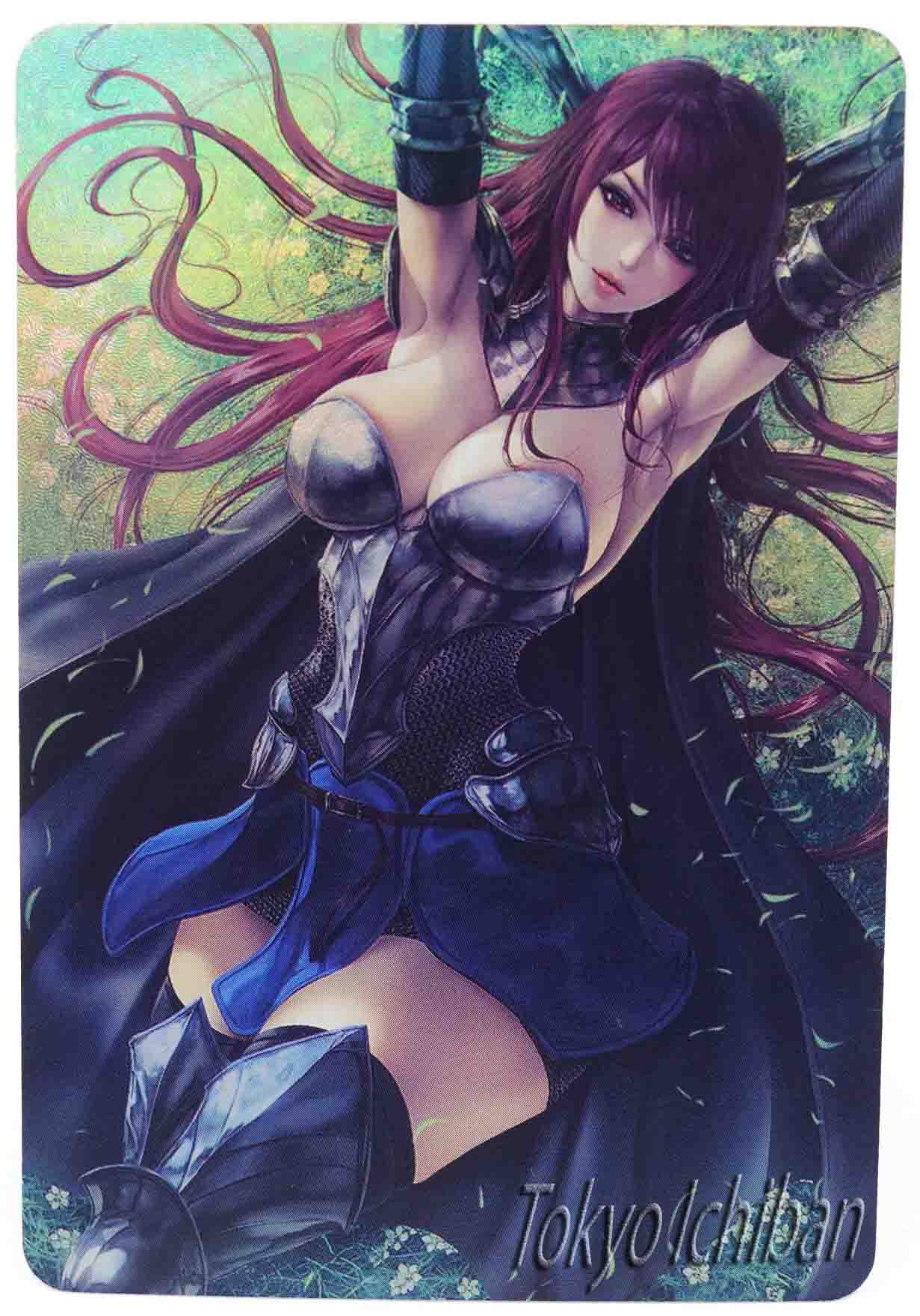 sexy card acg beauty 1 fairy tail erza scarlet