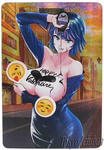 one punch man sexy card fubuki happy valentine 9/18