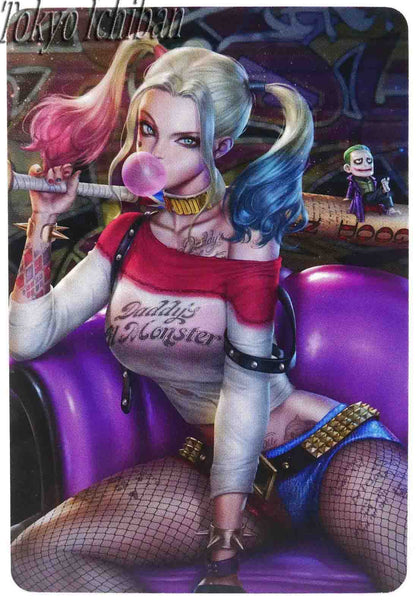 card acg embossed suicide squad harley quinn