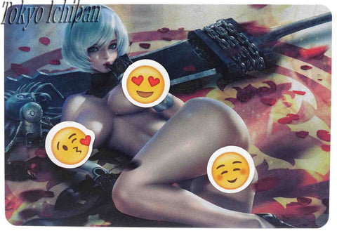 sexy card acg embossed nier automata 2b