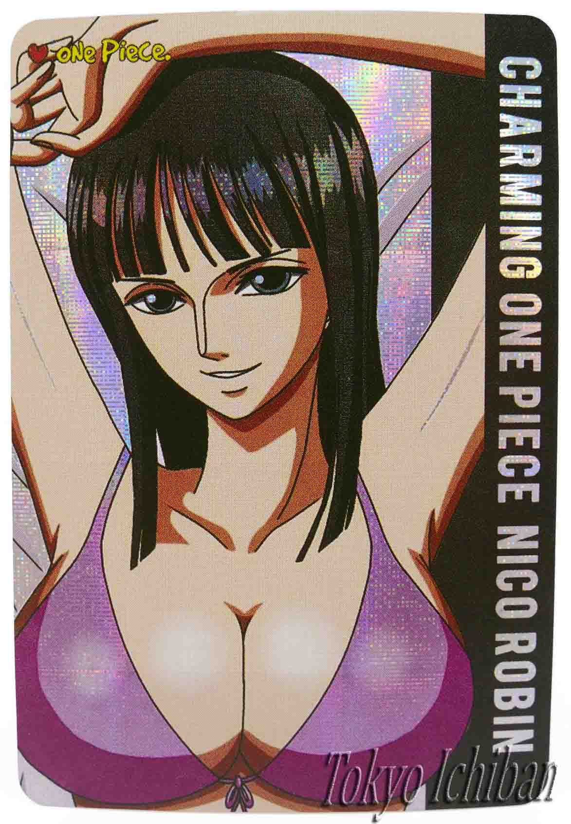 sexy card one piece nico robin charming edition 1