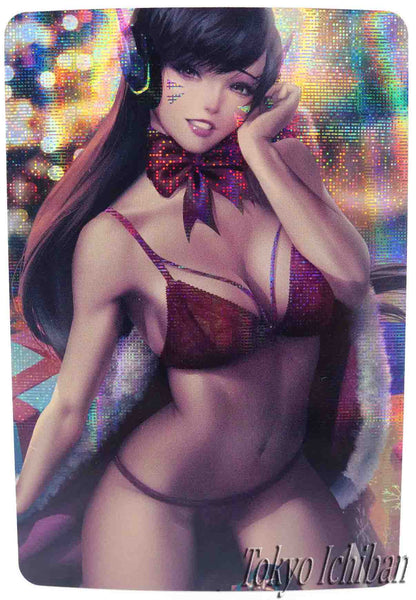 Overwatch Sexy D.VA Anime Card Girl #79