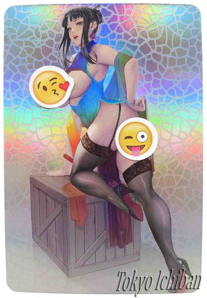 Street Fighter Sexy Card Chun Li Metallic Effects