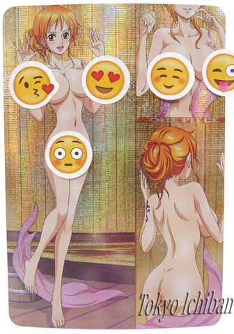 One Piece Sexy Card Nami Naked #2