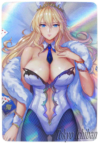 Fate Stay Night Sexy Card Artoria Pendragon Metallic Effects