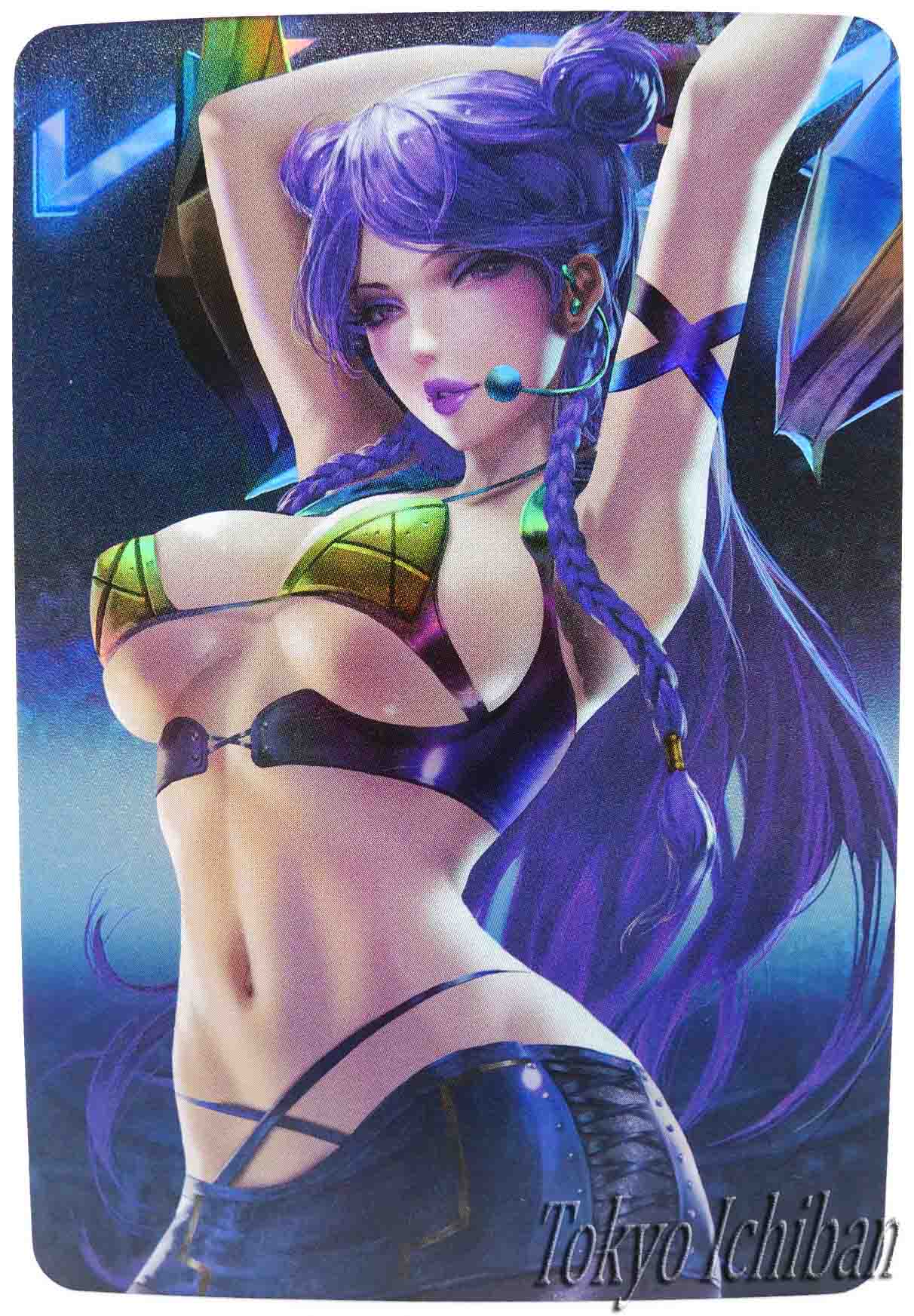 League Of Legends Sexy Card KDA Kaisa Metallic Effects #2