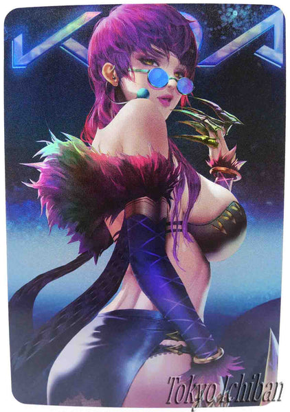 League Of Legends Sexy Card KDA Evelynn Metallic Effects #2