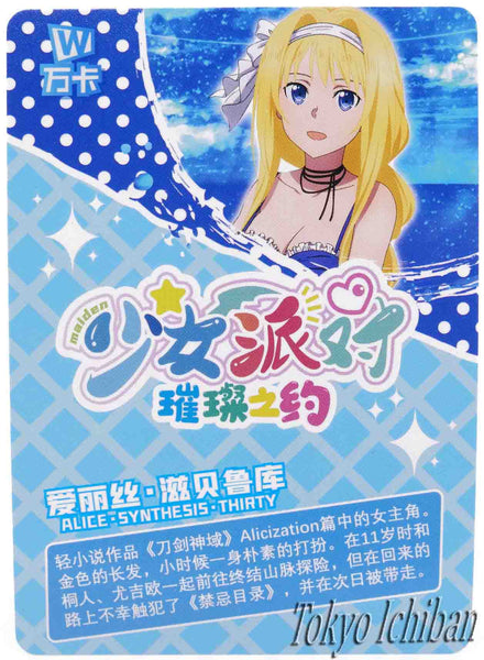 Sexy Card Sword Art Online SAO Alice Bikini Goddess Story UR-111