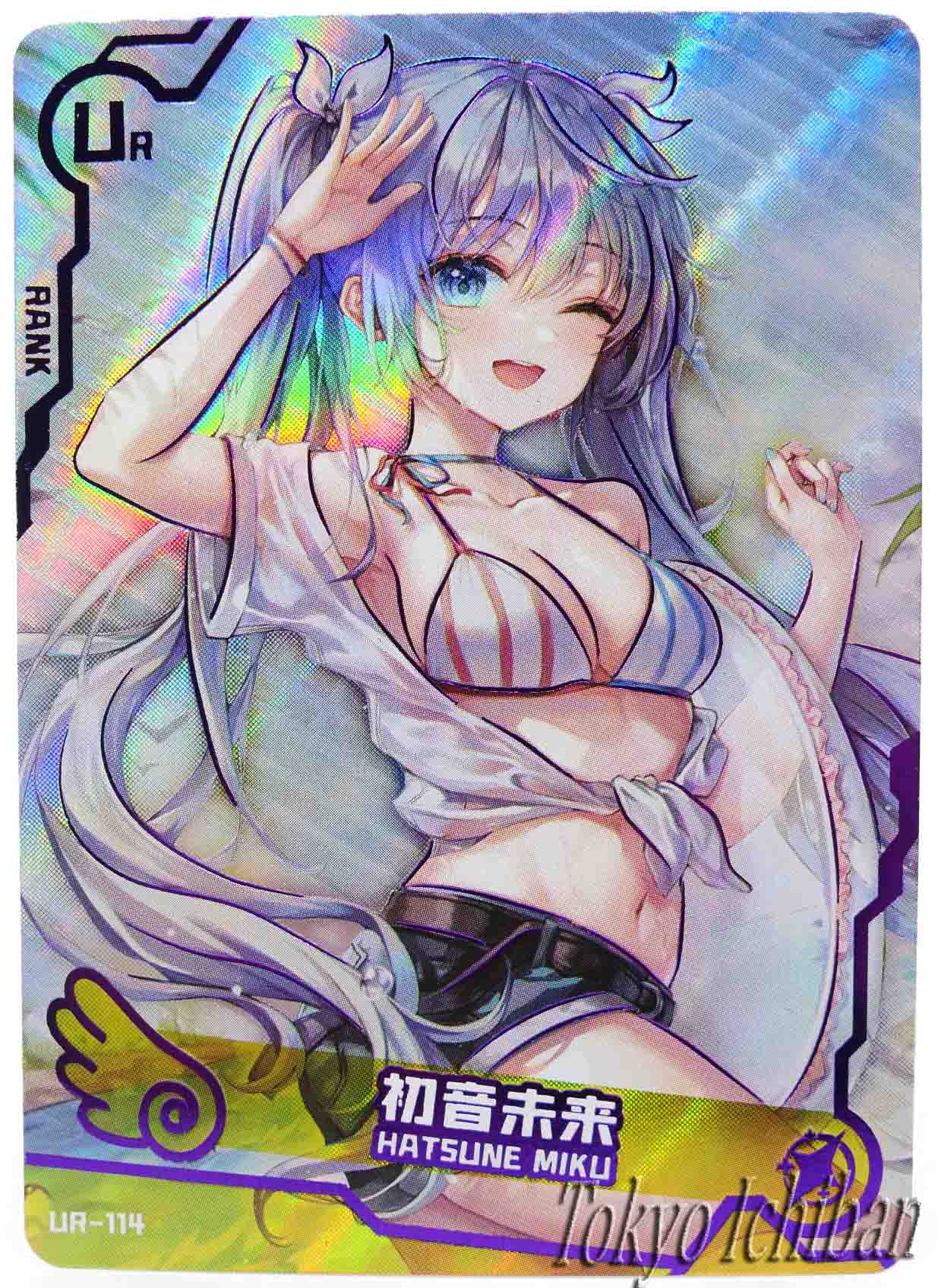 Doujin Card Diva Hatsune Miku Bikini Goddess Story UR-114 – Tokyo Ichiban