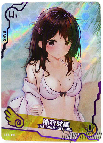 Doujin Card Swimsuit Girl Bikini Goddess Story UR-118