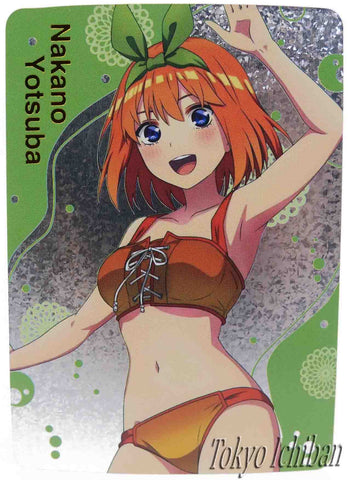 Doujin Card Quintessential Quintuplets Yotsuba Nakano Swimsuit