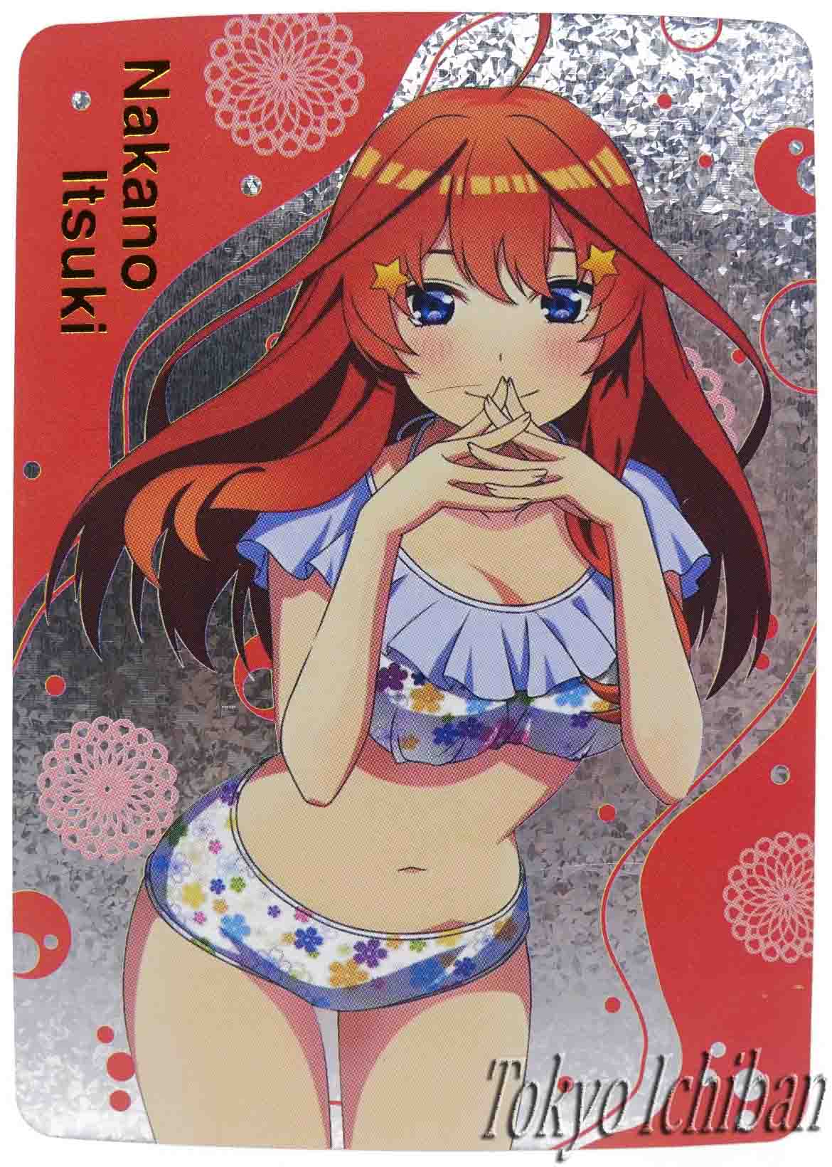 Doujin Card Quintessential Quintuplets Itsuki Nakano Swimsuit