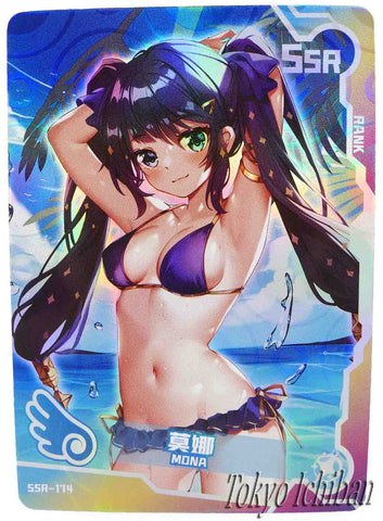 Doujin Card Genshin Impact Mona SSR-174