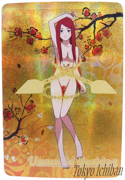 Naruto Sexy Card Kushina Uzumaki Gold