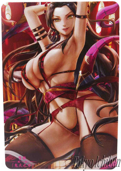 Demon Slayer Daki Sexy Card Metallic Effects