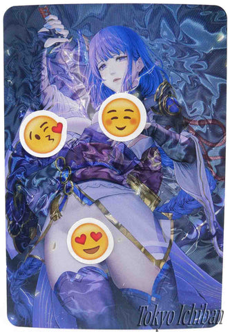 Sexy Card Hentai Genshin Impact Shogun Raiden Doujin