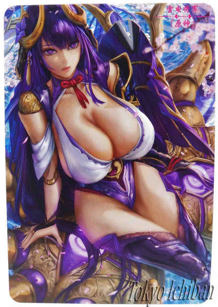 Sexy Card Genshin Impact Shogun Raiden Boss
