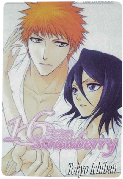 Bleach Sexy Card Kuchiki Rukia & Orihime Inoue with Kon & Ichigo Kurosaki